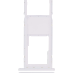 Samsung Galaxy A02 İle Uyumlu Tek Sim Kart Tepsisi S (A025 2020) A03 (A035 2021) (Beyaz)