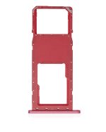 Samsung Galaxy A02 İle Uyumlu Tek Sim Kart Tepsisi S (A025 2020) A03 (A035 ) (Kırmızı) - Görsel 3