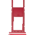 Samsung Galaxy A02 İle Uyumlu Tek Sim Kart Tepsisi S (A025 2020) (Kırmızı)