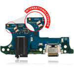 Samsung Galaxy A02 S İle Uyumlu (A025F 2020) A03S (A037F 2021) (Uluslararası Sürüm) (Premium) Kulaklık Girişli Şarj Portu Kartı