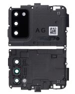 Samsung Galaxy A02 S İle Uyumlu Arka Kamera Lensi Çerçeveli Halkalı (A025 2020) (G Sürümü) (Siyah) - Görsel 3