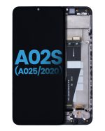 Samsung Galaxy A02 S İle Uyumlu İçin Çerçeveli ekran (A025 2020) (Uluslararası Sürüm) (Yan Pazar: Incell) (Tüm Renkler)  LCD Ekranı - Görsel 2