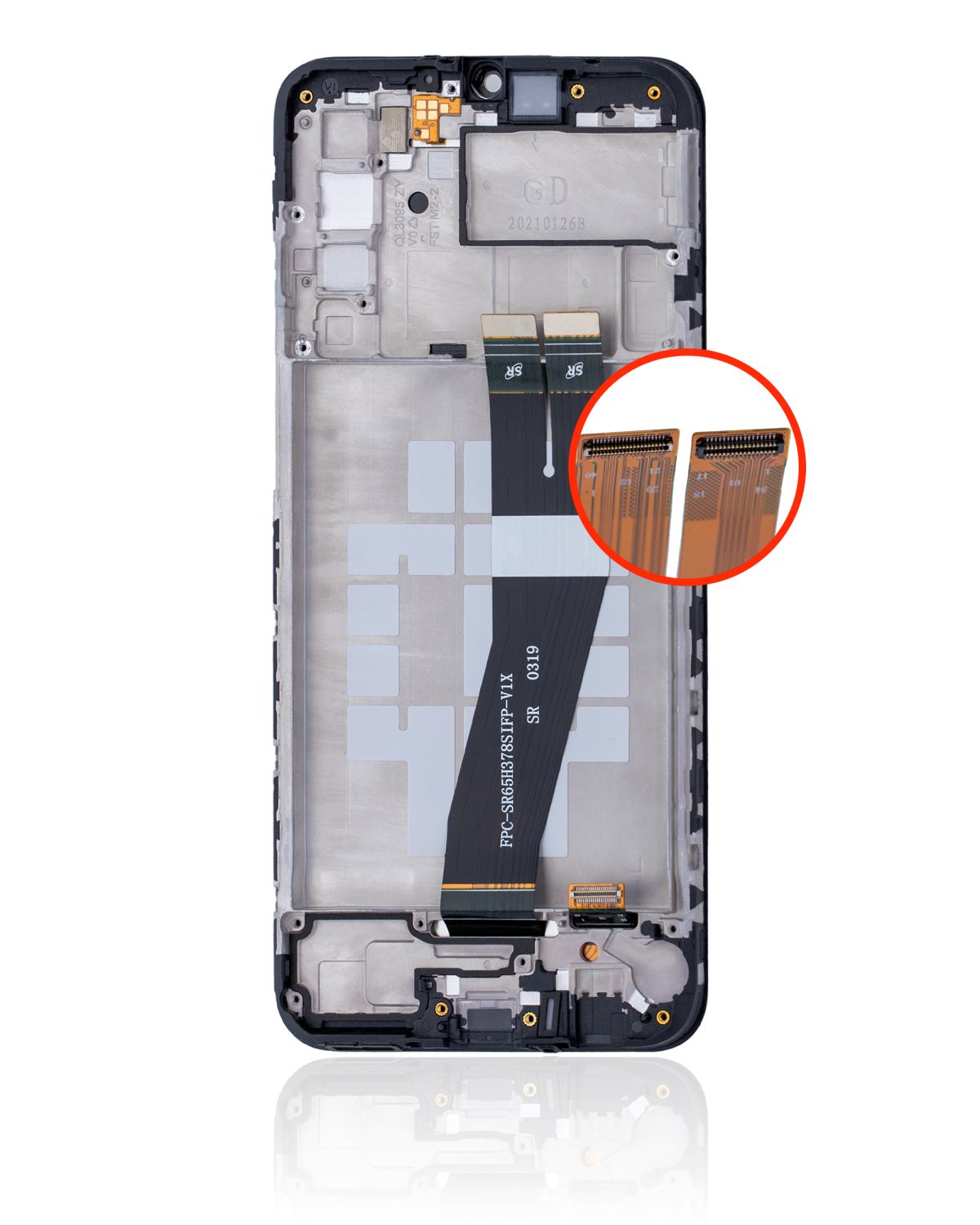 Samsung Galaxy A02 S İle Uyumlu İçin Çerçeveli ekran (A025 2020) (Uluslararası Sürüm) (Yan Pazar: Incell) (Tüm Renkler)  LCD Ekranı - Görsel 3