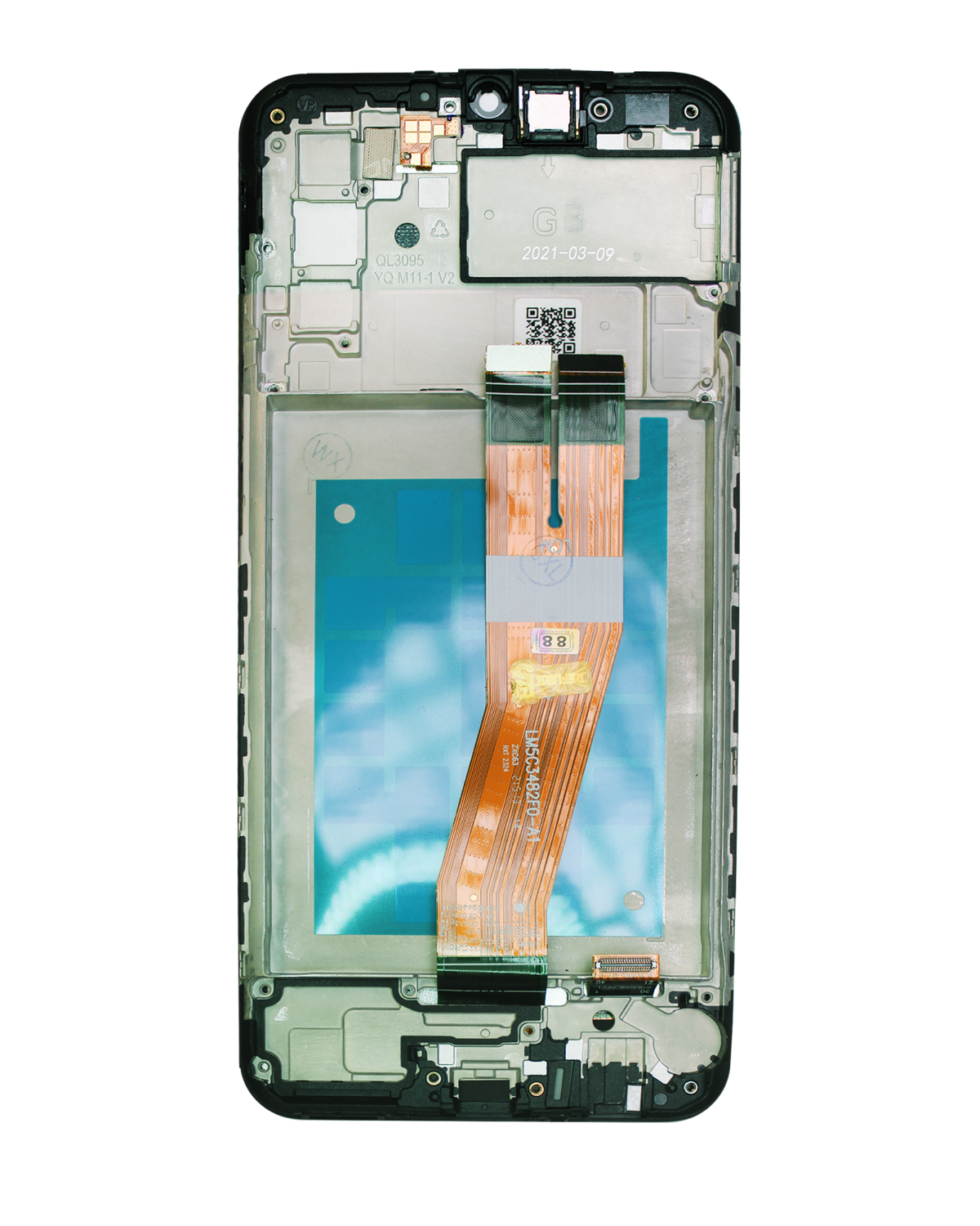Samsung Galaxy A02S İle Uyumlu İçin Çerçeveli ekran (A025F 2020) (Uluslararası Sürüm) Orijinal (Tüm Renkler)  LCD Ekranı - Görsel 4
