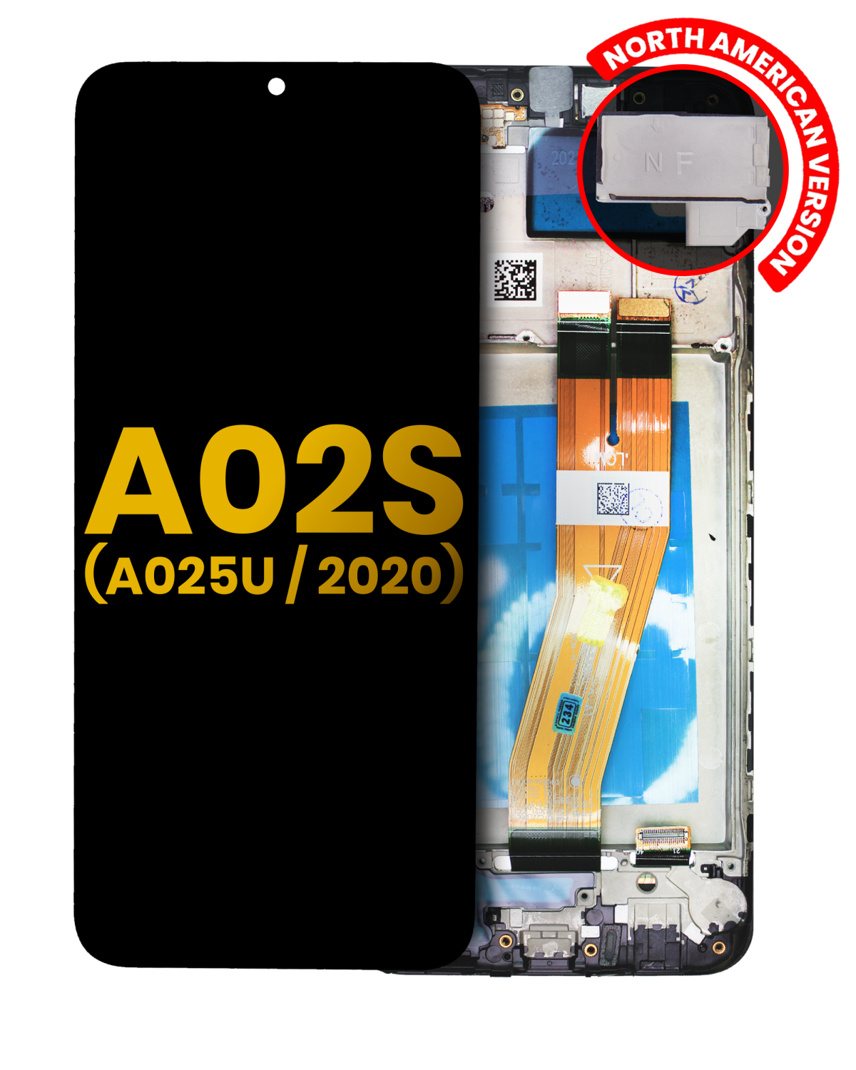 Samsung Galaxy A02S İle Uyumlu İçin Çerçeveli ekran (A025U 2020) (ABD Sürümü) Orijinal (Tüm Renkler)  LCD Ekranı Uyumlu - Görsel 6