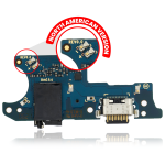 Samsung Galaxy A02S İle Uyumlu İçin Kulaklık (A025U 2020) (ABD Sürümü) (Premium)  Girişli Şarj Portu Kartı