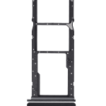 Samsung Galaxy A03 Core İle Uyumlu Çift Sim Kart Tepsisi (A032 2021) (Siyah)