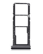 Samsung Galaxy A03 Core İle Uyumlu Çift Sim Kart Tepsisi (A032 2021) (Siyah)