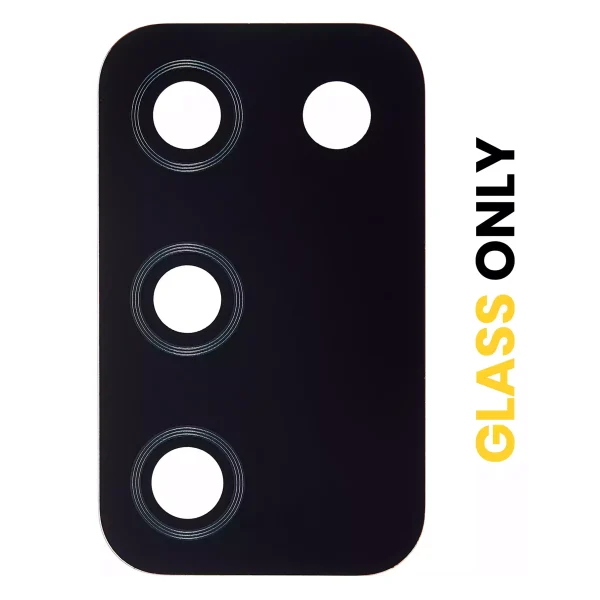 Samsung Galaxy A03 İle Uyumlu Arka Kamera Lensi (Sadece Cam) Yapışkanlı S (A037F A037M 2021)