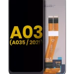 Samsung Galaxy A03 İle Uyumlu Çerçevesiz ekran LCD Ekranı (A035 2021) Orijinal (Tüm Renkler)