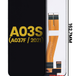 Samsung Galaxy A03 İle Uyumlu Çerçevesiz ekran LCD Ekranı s (A037F 2021) (Çift Sim) (Tip C Çerçeve) Orijinal (Tüm Renkler)