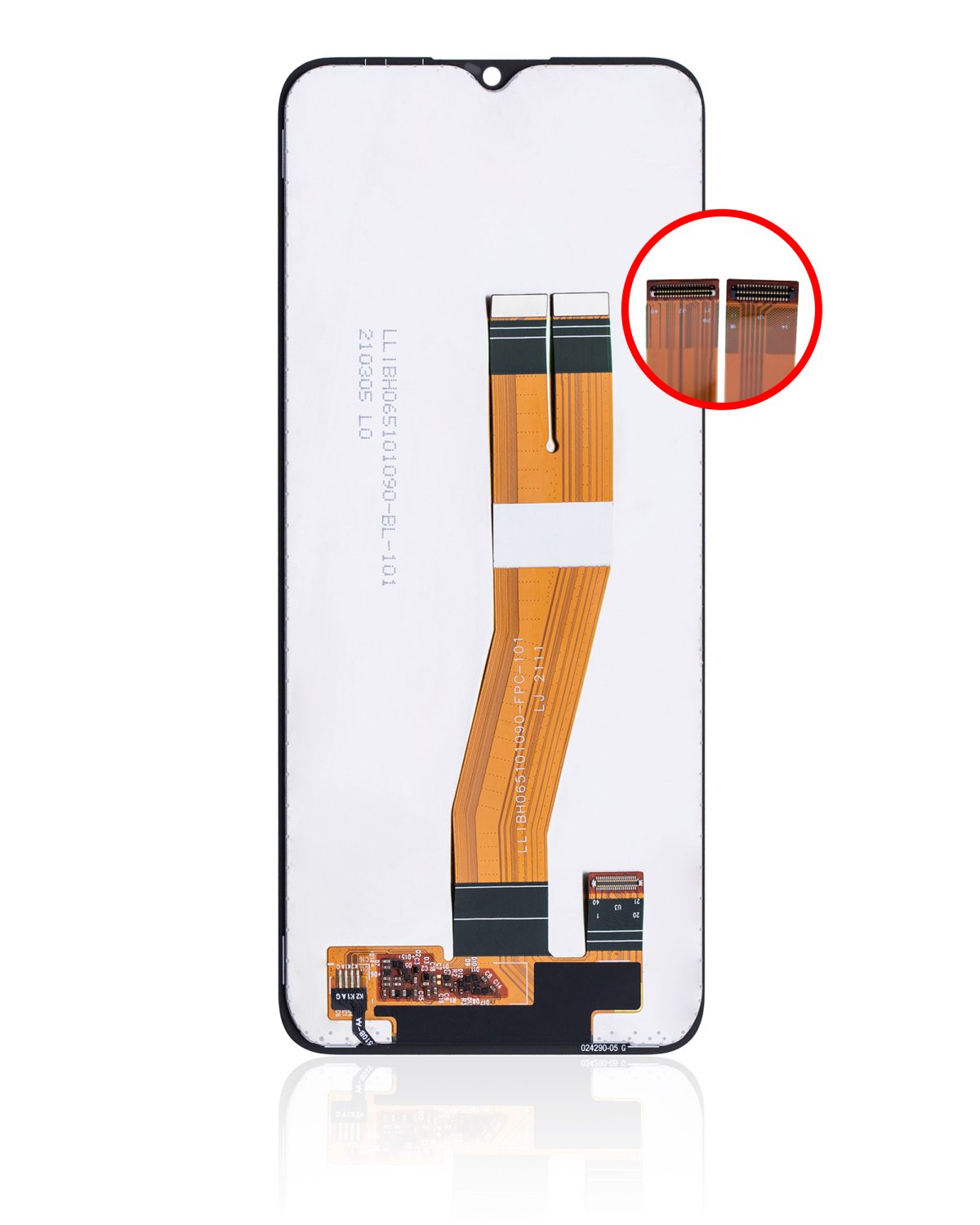 Samsung Galaxy A03 İle Uyumlu Çerçevesiz ekran LCD Ekranı s (A037F 2021) (Çift Sim) (Tip C Çerçeve) Orijinal (Tüm Renkler) - Görsel 5