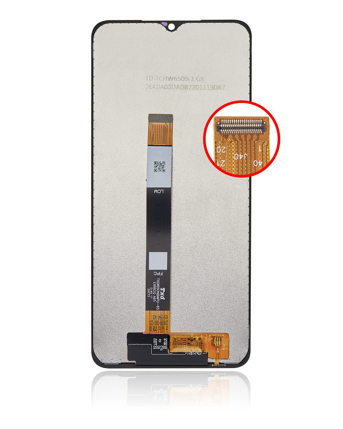 Samsung Galaxy A03 İle Uyumlu Çerçevesiz ekran LCD Ekranı s (A037U 2021) (ABD Sürümü) Orijinal (Tüm Renkler) - Görsel 4