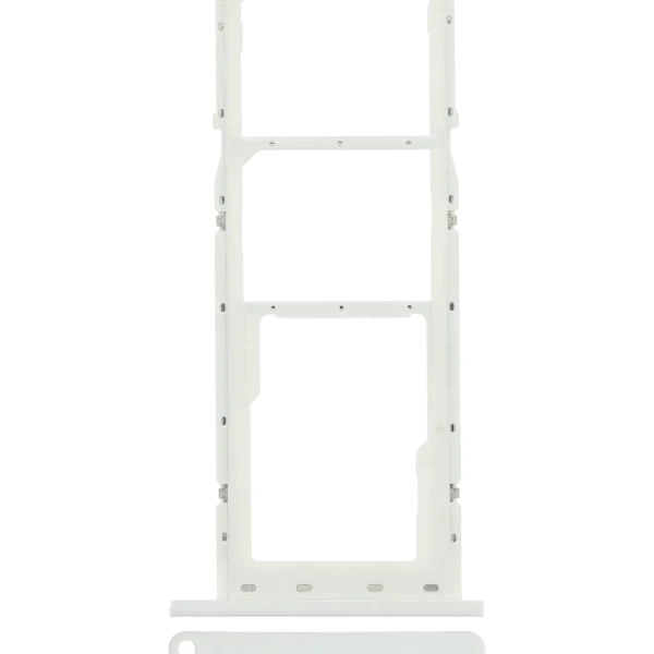 Samsung Galaxy A03 İle Uyumlu Çift Sim Kart Tepsisi S (A037F 2021) (Beyaz)