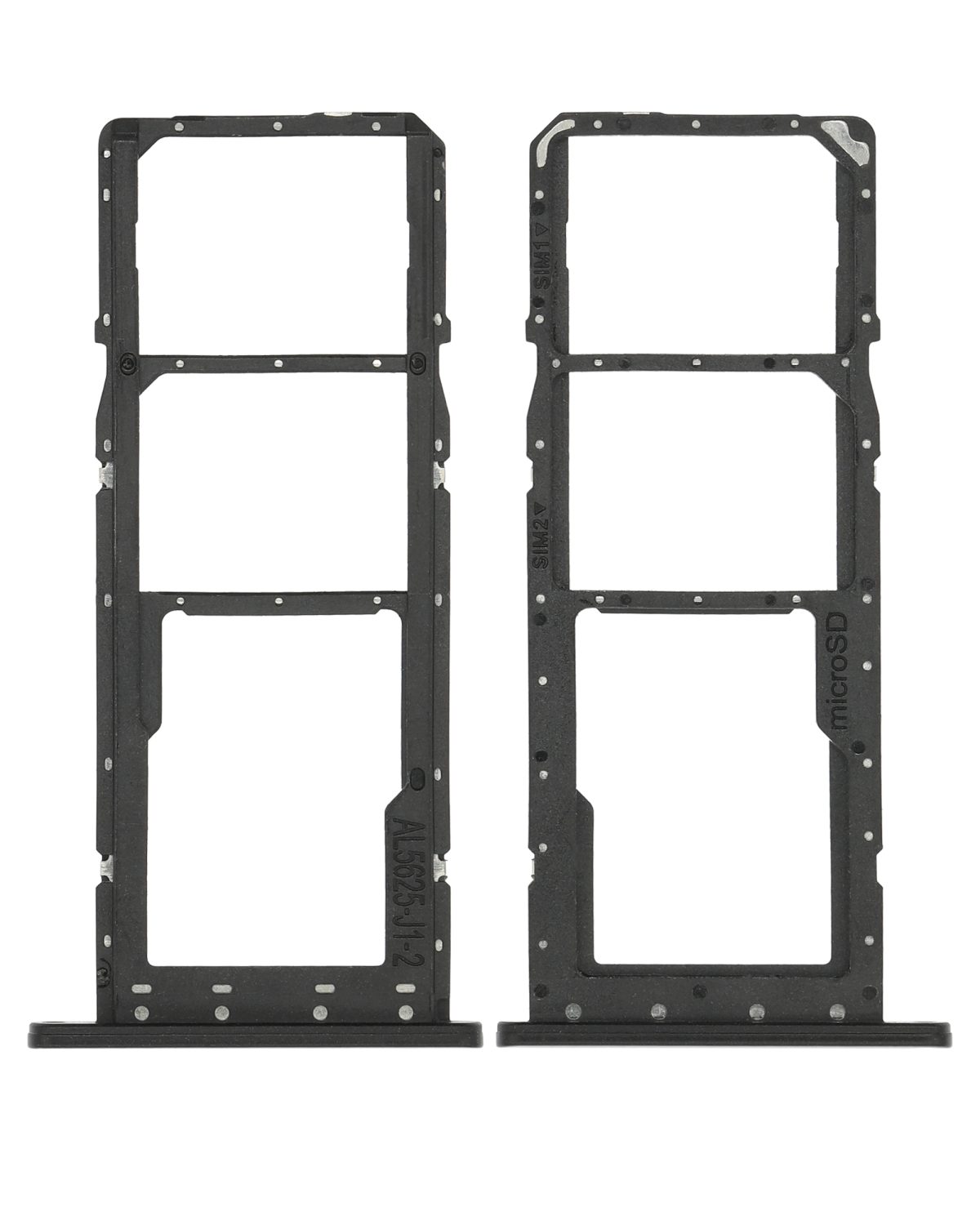 Samsung Galaxy A03 İle Uyumlu Çift Sim Kart Tepsisi S (A037F 2021) (Siyah) - Görsel 2