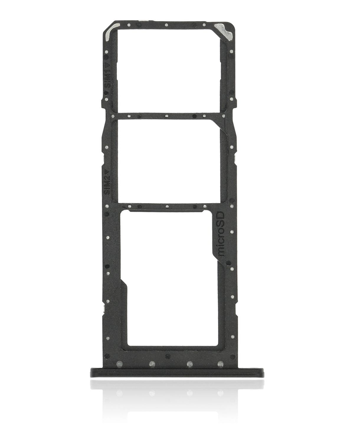 Samsung Galaxy A03 İle Uyumlu Çift Sim Kart Tepsisi S (A037F 2021) (Siyah) - Görsel 3