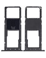 Samsung Galaxy A03 İle Uyumlu Tek Sim Kart Tepsisi S (A037F 2021) (Siyah) - Görsel 2