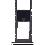 Samsung Galaxy A03 İle Uyumlu Tek Sim Kart Tepsisi S (A037F 2021) (Siyah)