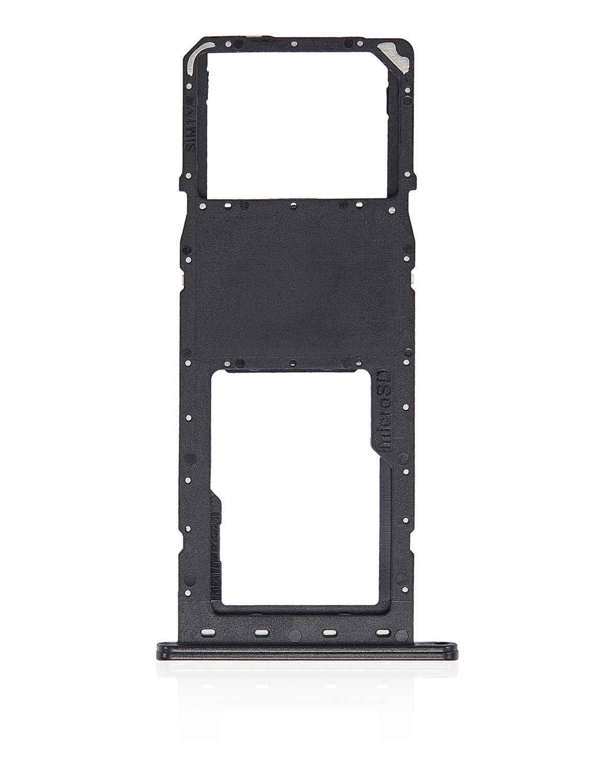 Samsung Galaxy A03 İle Uyumlu Tek Sim Kart Tepsisi S (A037F 2021) (Siyah) - Görsel 3