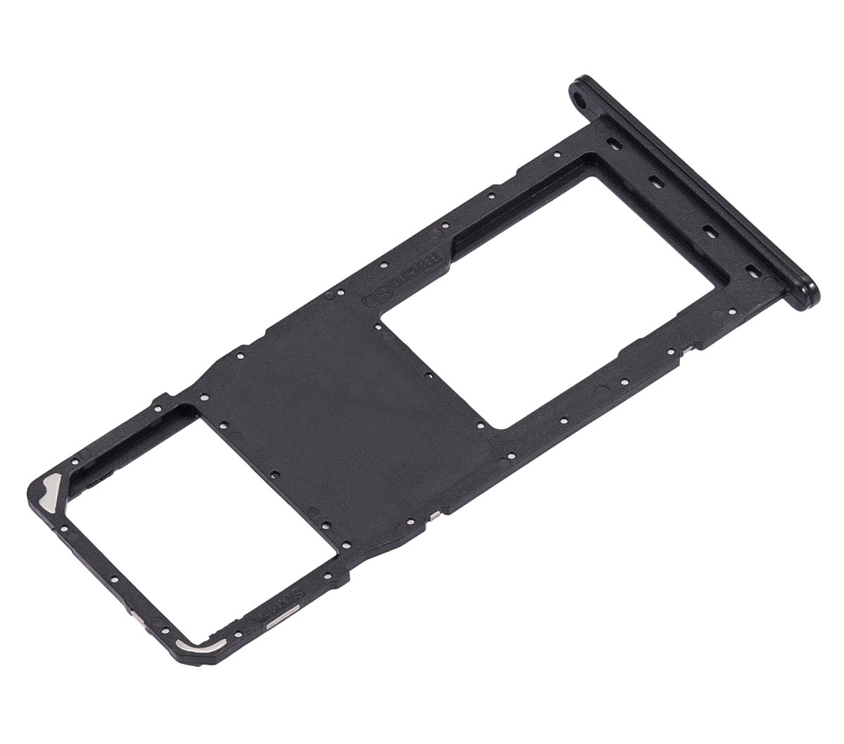 Samsung Galaxy A03 İle Uyumlu Tek Sim Kart Tepsisi S (A037F 2021) (Siyah) - Görsel 4