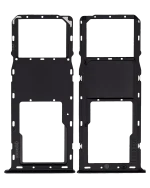 Samsung Galaxy A03 İle Uyumlu Tek Sim Kart Tepsisi S (A037U 2021) (Siyah) - Görsel 2
