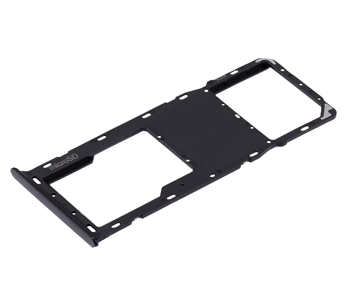 Samsung Galaxy A03 İle Uyumlu Tek Sim Kart Tepsisi S (A037U 2021) (Siyah) - Görsel 4