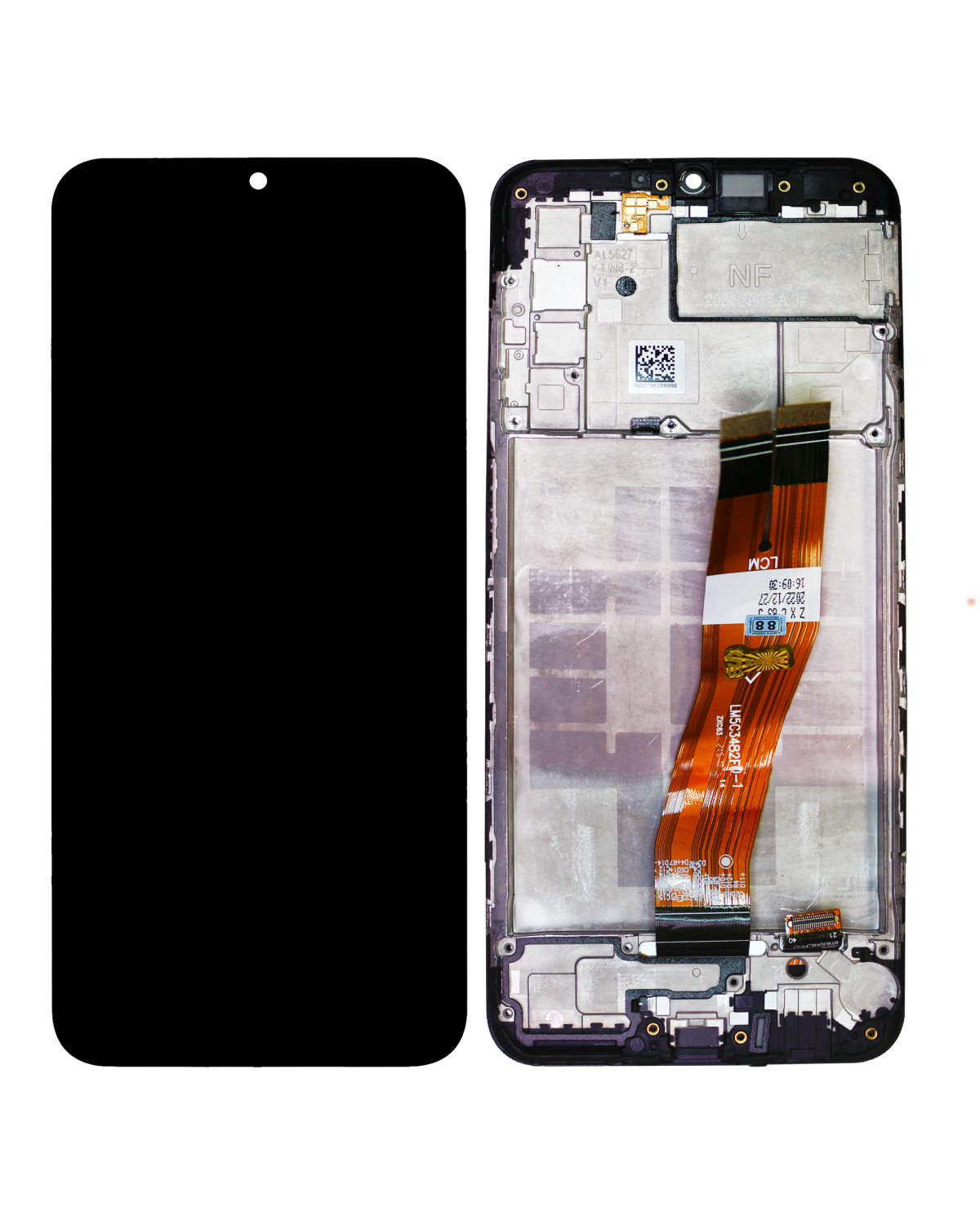 Samsung Galaxy A03 s İle Uyumlu İçin Çerçeveli ekran (A037F A037G 2021) (Tek Sim) (C Tipi Çerçeve) Orijinal (Tüm Renkler)  LCD Ekranı - Görsel 3