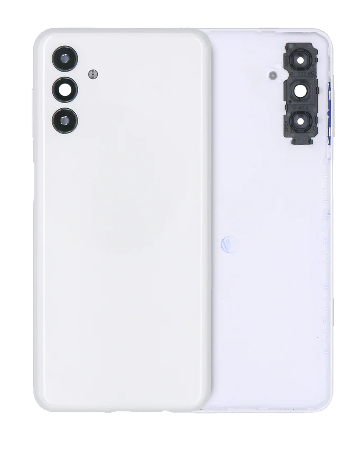 Samsung Galaxy A04 Arka İle Uyumlu Kapak Camı Kamera Lensli s (A047 2022) (Servis Paketi) (Beyaz)