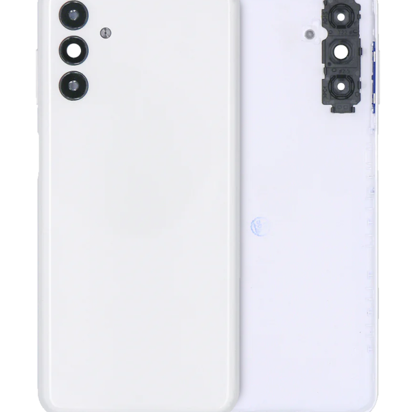 Samsung Galaxy A04 Arka İle Uyumlu Kapak Camı Kamera Lensli s (A047 2022) (Servis Paketi) (Beyaz)