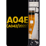 Samsung Galaxy A04 E İle Uyumlu İçin Çerçeveli ekran (A042 2022) Orijinal (Tüm Renkler)  LCD Ekranı Uyumlu