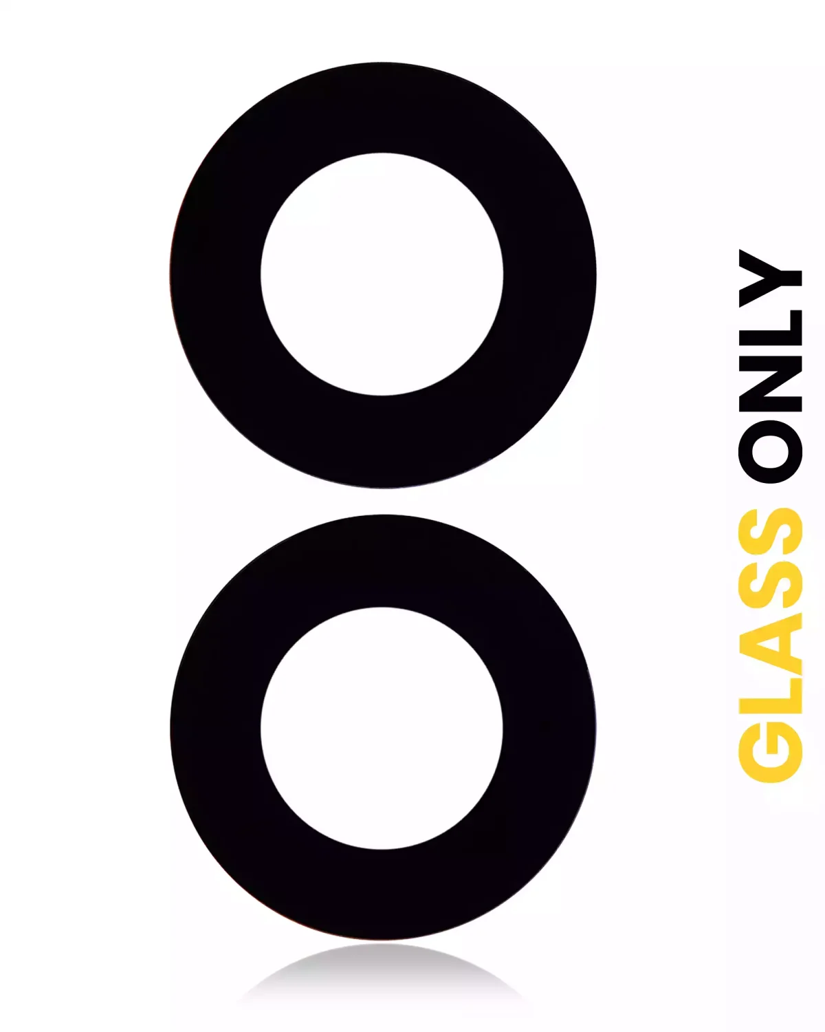 Samsung Galaxy A04 İle Uyumlu Arka Kamera Lensi (Sadece Cam) Yapışkanlı E (A042 2022)