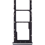 Samsung Galaxy A04 İle Uyumlu Çift Sim Kart Tepsisi (A045 2022) (Siyah)