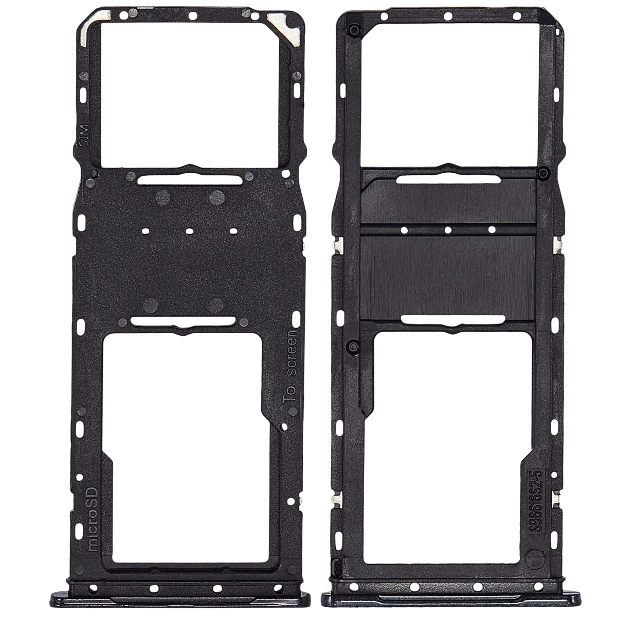 Samsung Galaxy A04 İle Uyumlu Tek Sim Kart Tepsisi (A045 2022) (Siyah) - Görsel 2
