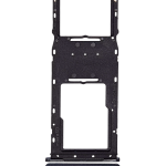 Samsung Galaxy A04 İle Uyumlu Tek Sim Kart Tepsisi (A045 2022) (Siyah)