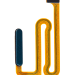 Samsung Galaxy A04 s İle Uyumlu İçin Flex (A047 2022) (Yeşil)  Kablolu Parmak İzi Okuyucu Uyumlu