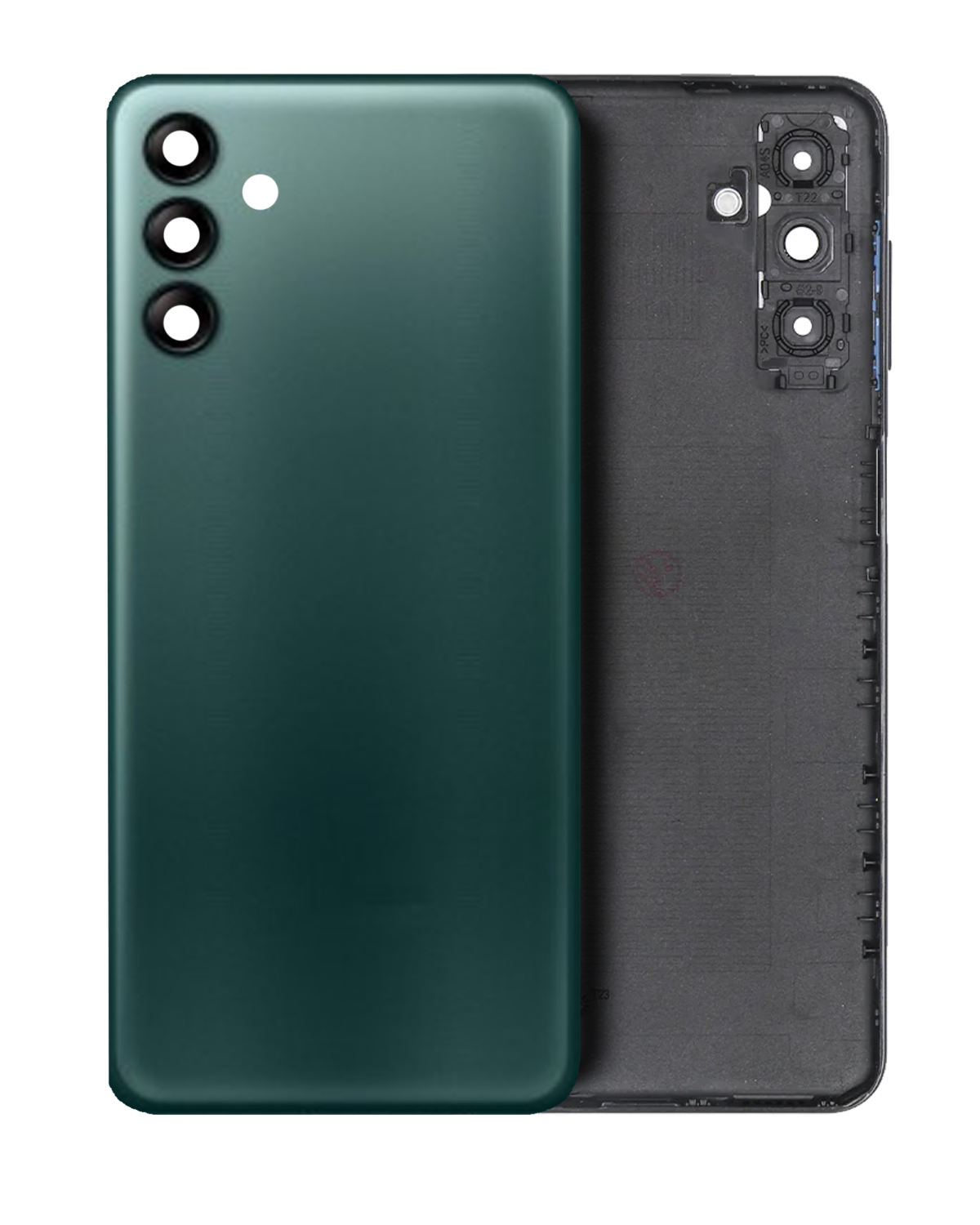 Samsung Galaxy A04S Arka İle Uyumlu Kapak Camı Kamera Lensli s (A047 2022) (Servis Paketi) (Yeşil)