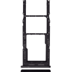 Samsung Galaxy A04S İle Uyumlu Çift Sim Kart Tepsisi S (A047 2022) (Siyah)