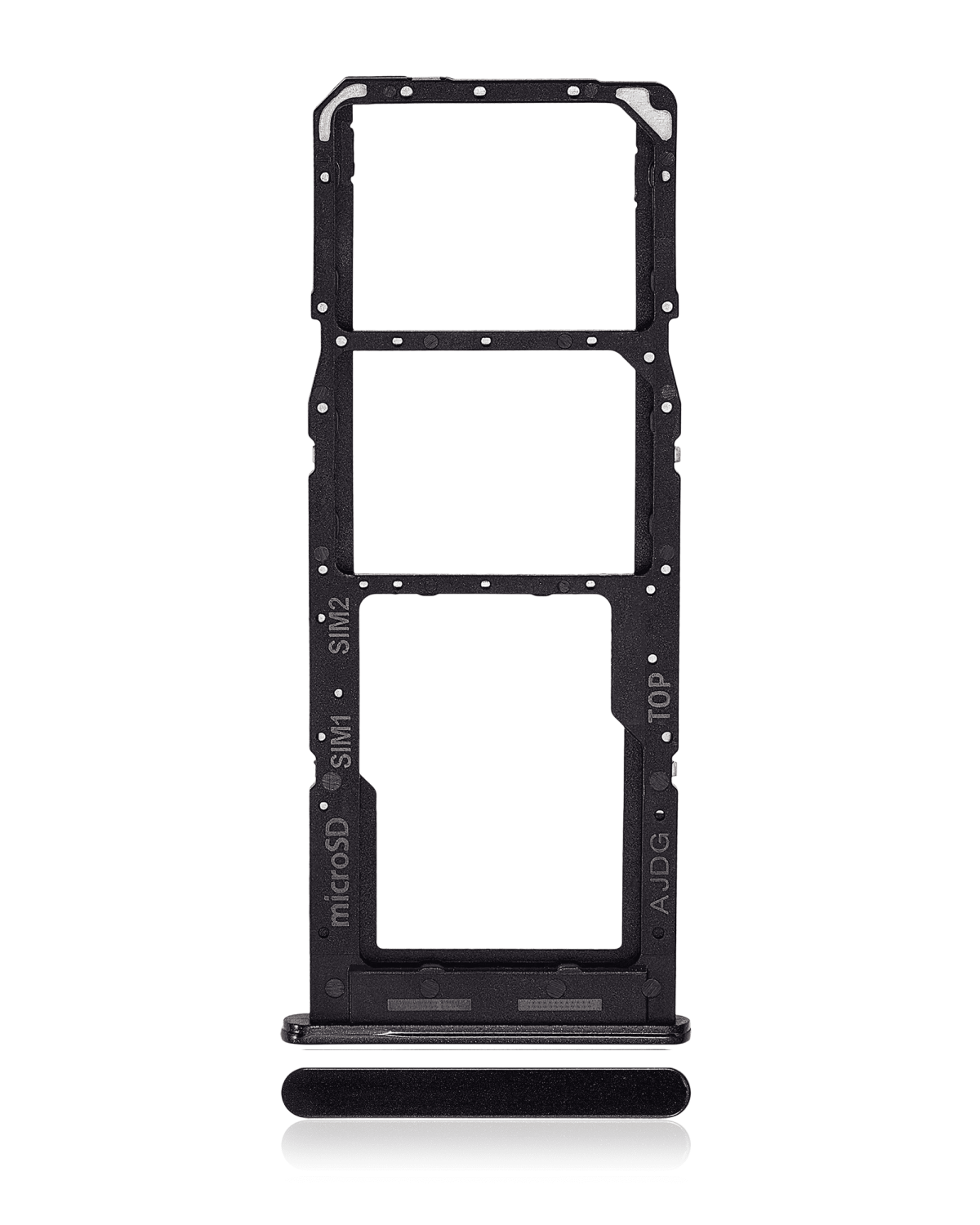 Samsung Galaxy A04S İle Uyumlu Çift Sim Kart Tepsisi S (A047 2022) (Siyah) - Görsel 6