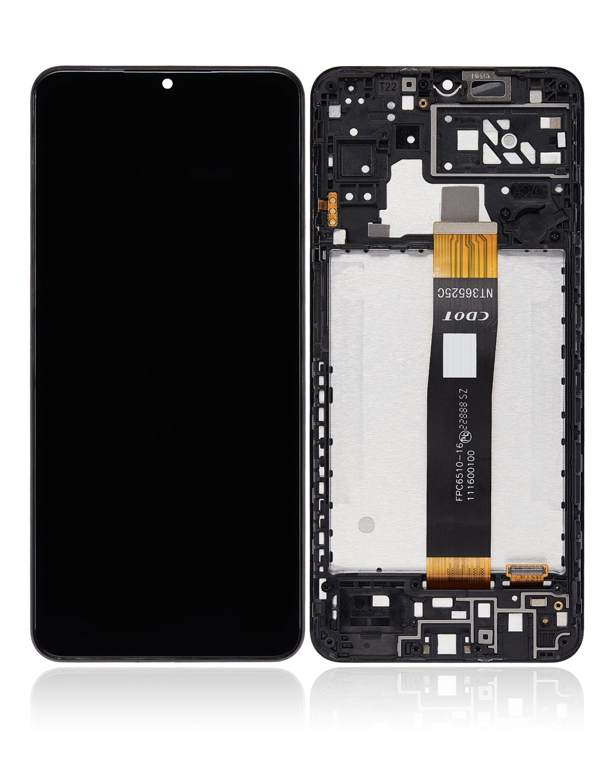 Samsung Galaxy A04S İle Uyumlu İçin Çerçeveli ekran Core (A047 2022) (Service Pack) (Siyah)  LCD Ekranı - Görsel 2