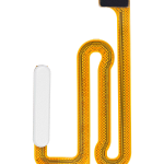 Samsung Galaxy A04S İle Uyumlu İçin Flex (A047 2022) (Beyaz)  Kablolu Parmak İzi Okuyucu Uyumlu