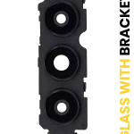 Samsung Galaxy A04S İle Uyumlu Kamera Camı Set Full (A047 2022) (Siyah)