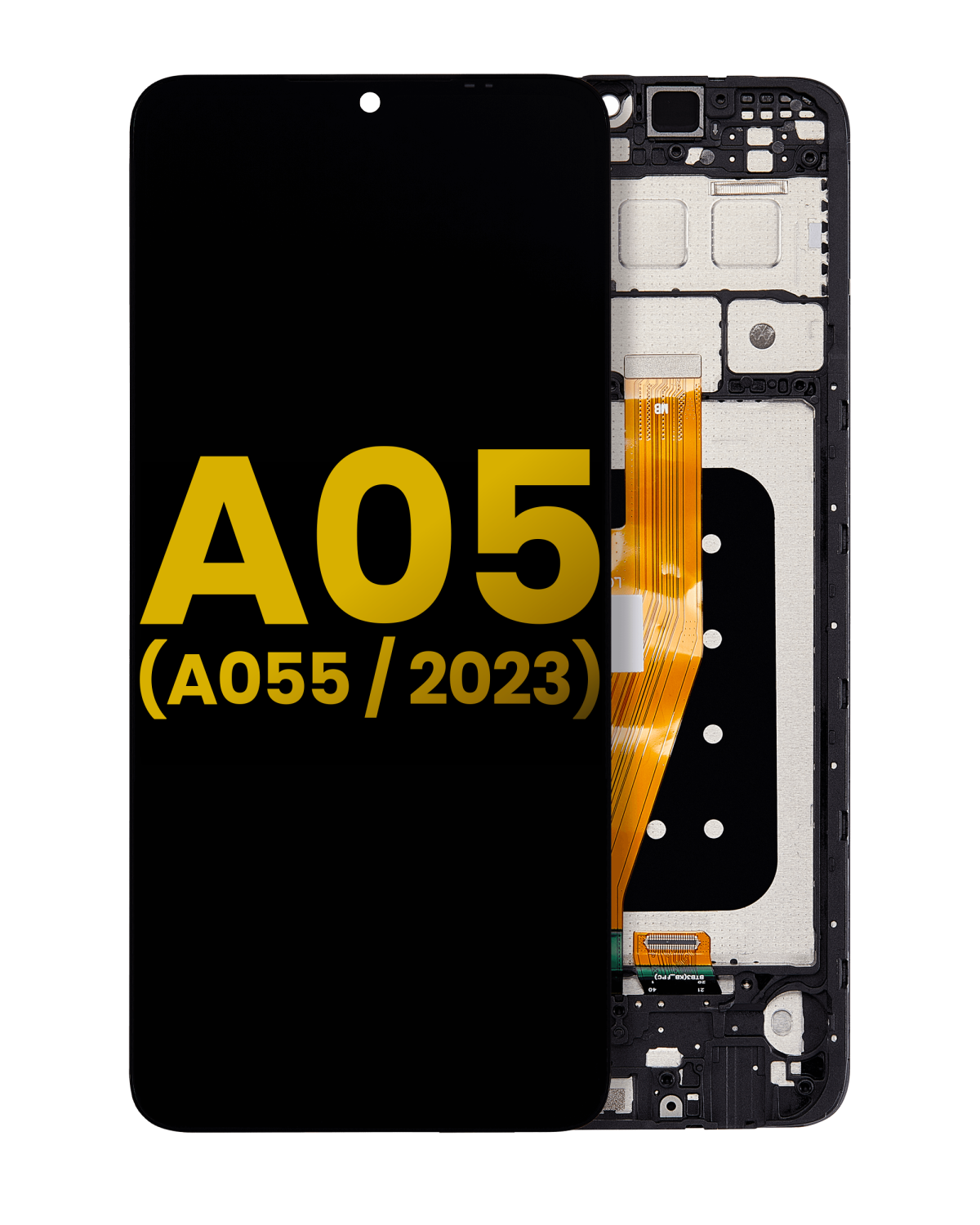 Samsung Galaxy A05 İle Uyumlu İçin Çerçeveli ekran (A055 2023) Orijinal (Tüm Renkler)  LCD Ekranı Uyumlu