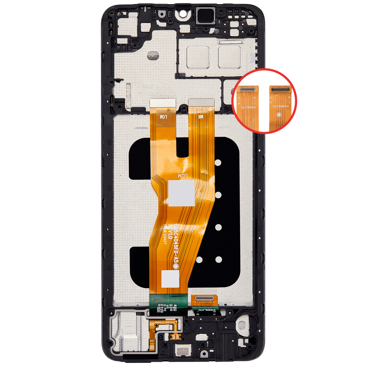 Samsung Galaxy A05 İle Uyumlu İçin Çerçeveli ekran (A055 2023) Orijinal (Tüm Renkler)  LCD Ekranı Uyumlu - Görsel 4