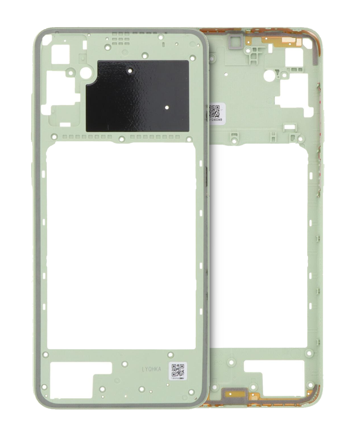 Samsung Galaxy A05 İle Uyumlu  Orta Çerçeve Kasası (A055 2023) (Açık Yeşil)