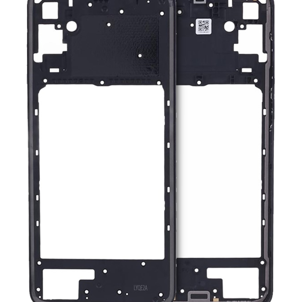 Samsung Galaxy A05 İle Uyumlu  Orta Çerçeve Kasası (A055 2023) (Siyah)