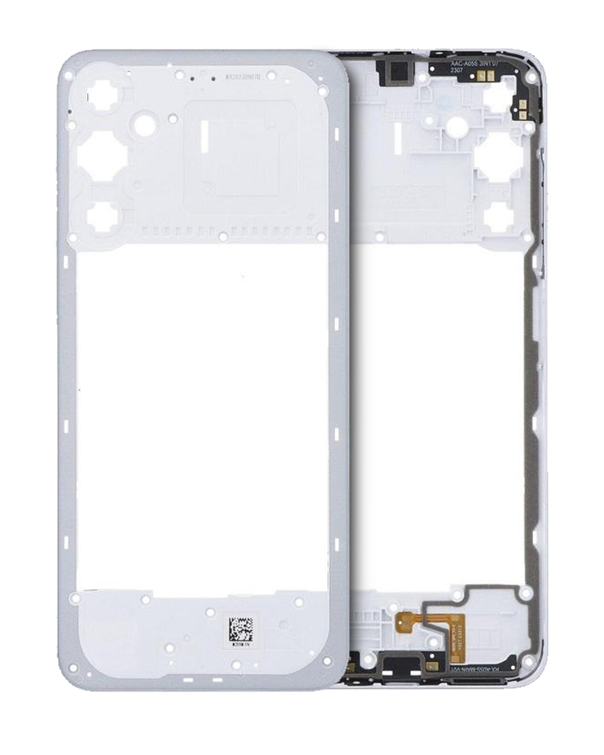 Samsung Galaxy A05 Orta İle Uyumlu Çerçeve Muhafazası S (A057 2023) (Gümüş)