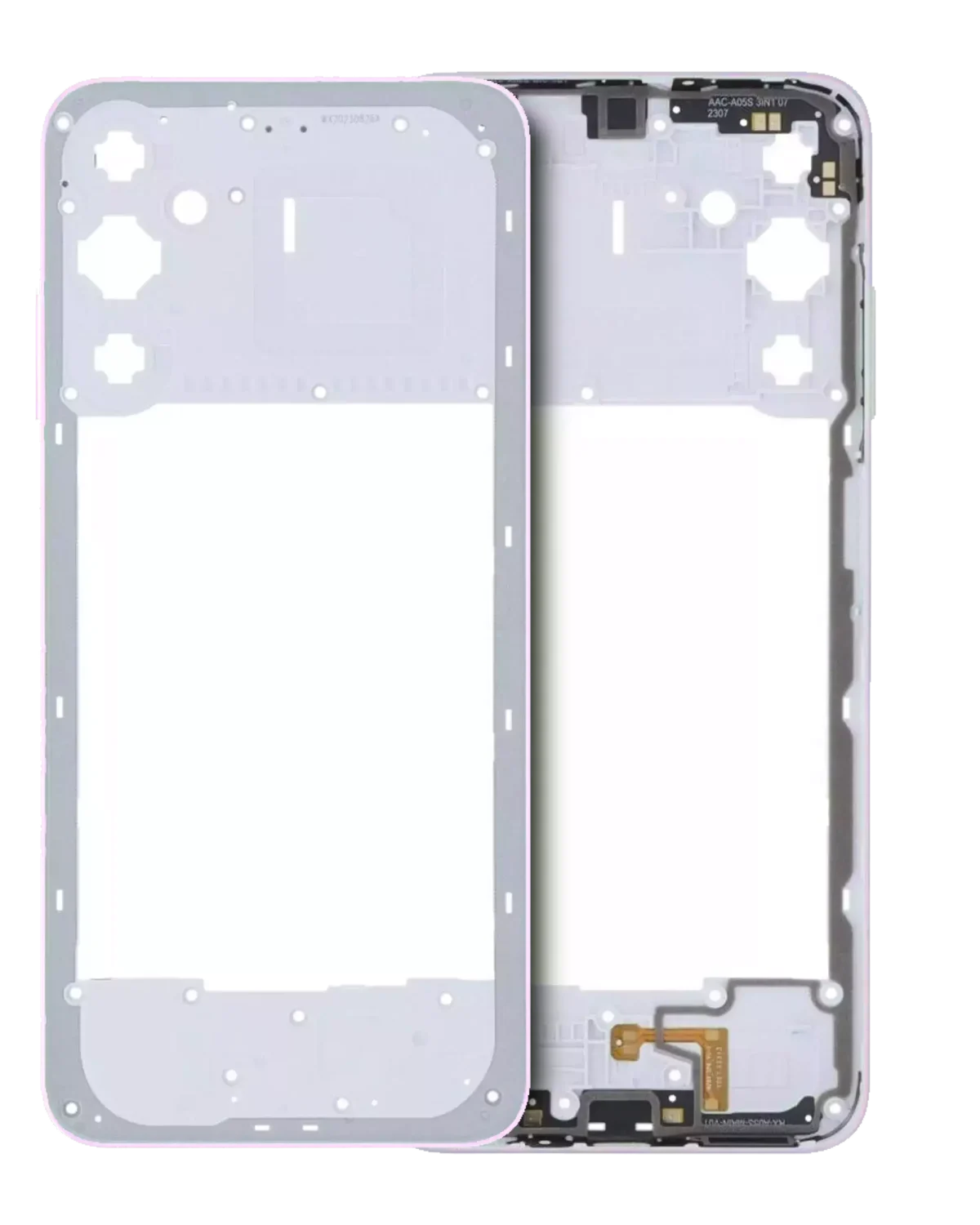Samsung Galaxy A05 Orta İle Uyumlu Çerçeve Muhafazası S (A057 2023) (Menekşe)