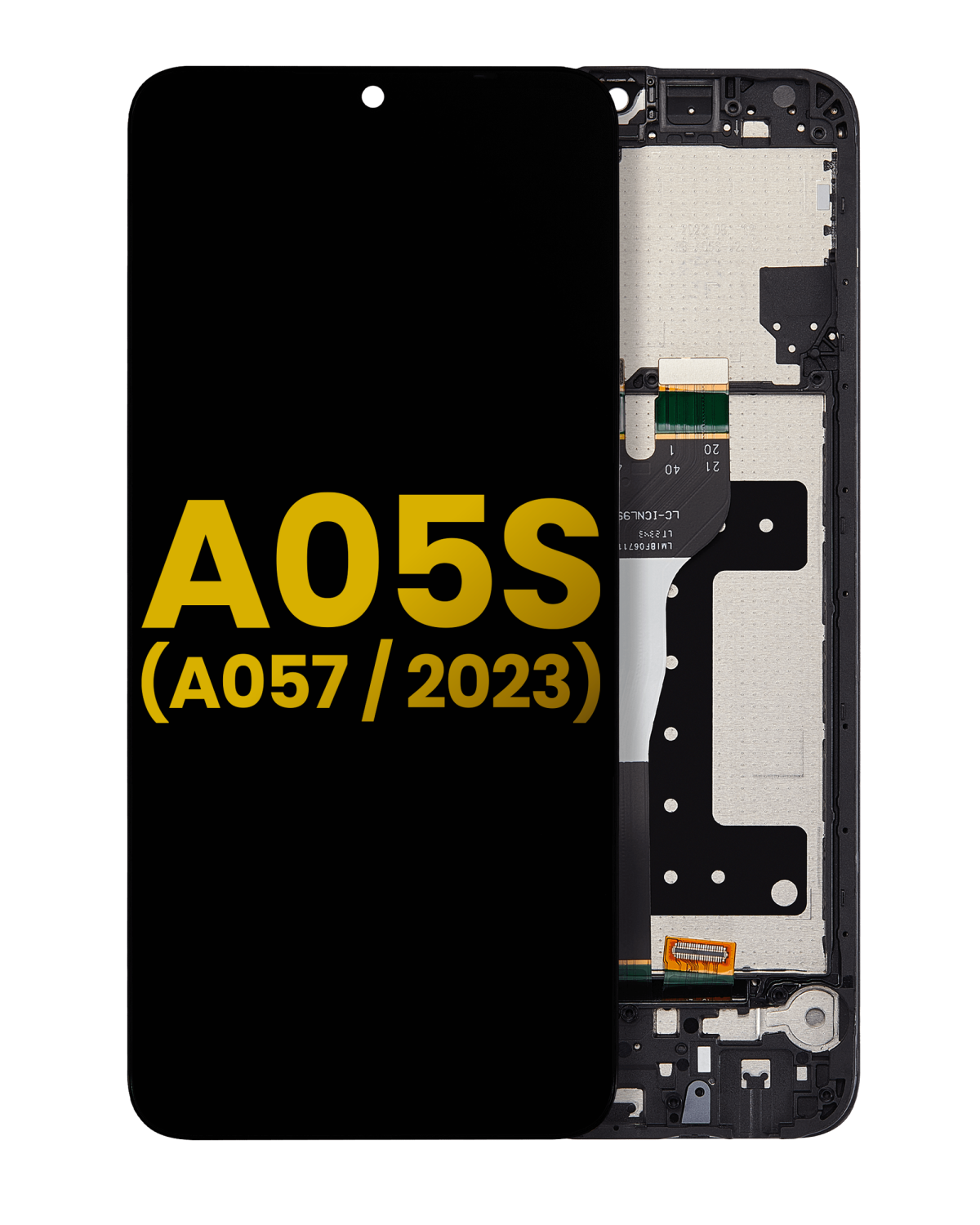 Samsung Galaxy A05 s İle Uyumlu İçin Çerçeveli ekran (A057 2023) Orijinal (Tüm Renkler)  LCD Ekranı Uyumlu