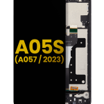 Samsung Galaxy A05 s İle Uyumlu İçin Çerçeveli ekran (A057 2023) Orijinal (Tüm Renkler)  LCD Ekranı Uyumlu