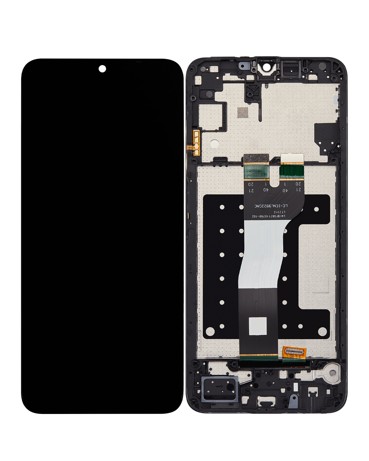 Samsung Galaxy A05 s İle Uyumlu İçin Çerçeveli ekran (A057 2023) (Service Pack) (Siyah)  LCD Ekranı - Görsel 3